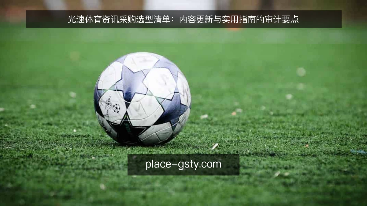 光速体育资讯采购选型清单:内容更新与实用指南的审计要点